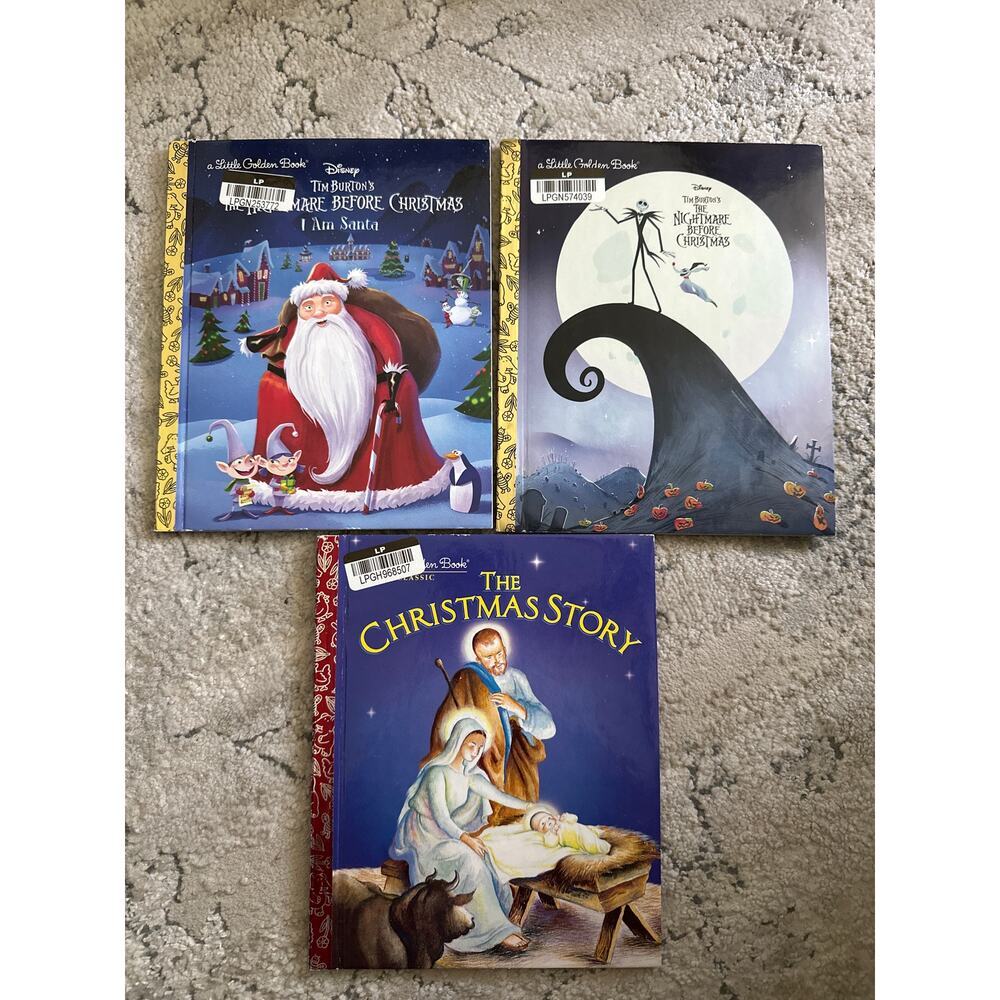 🔴The little golden‎ book Christmas collection bundle of 3